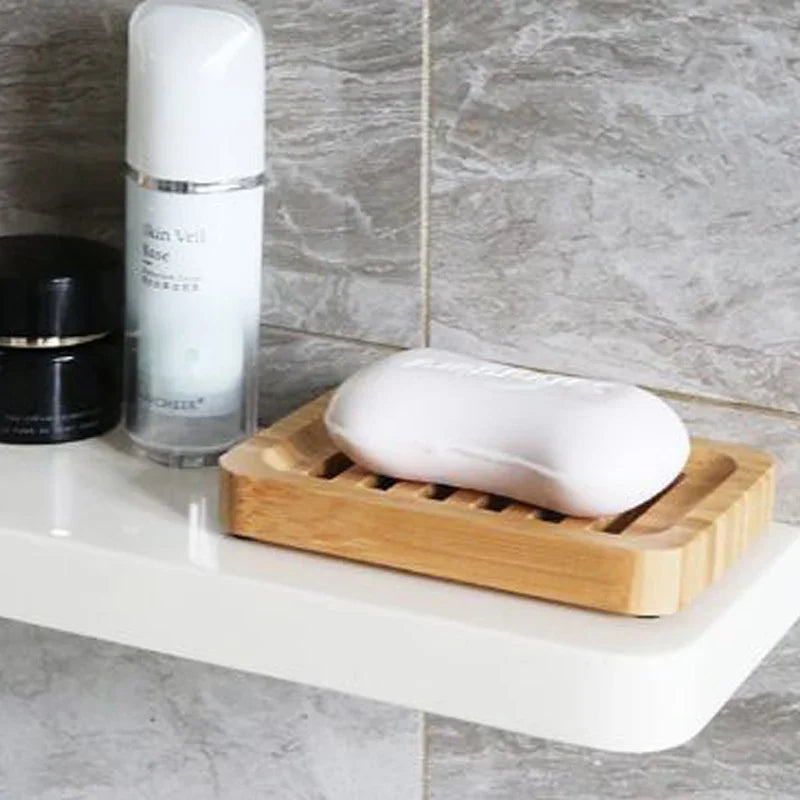 Bamboo Case Tray Wooden Prevent Mildew Drain Soap Box Natural Bamboo Dishes Bath Soap Holder Container Bathroom Washroom Tools Beauty World Shop