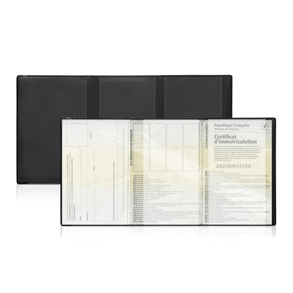 Transparent Plastic Document Sleeve Vehicle Registration And Insurance Card Holder for Car/Motorcycle Papers Beauty World Shop