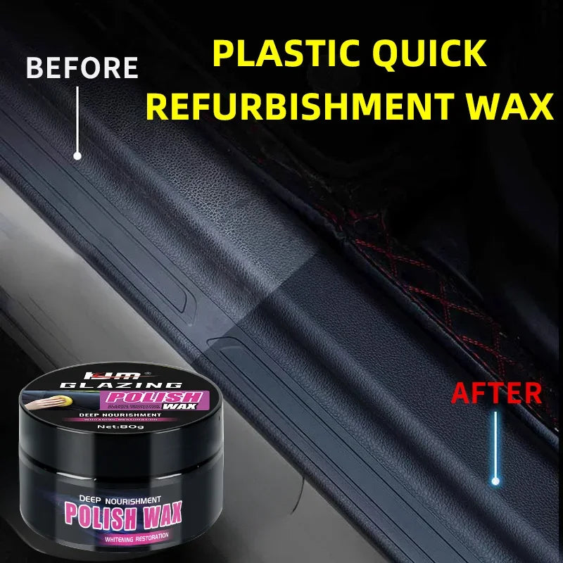 Universal Leather and Plastic Repair Polishing Wax - Automotive interior reconditioning cream Beauty World Shop