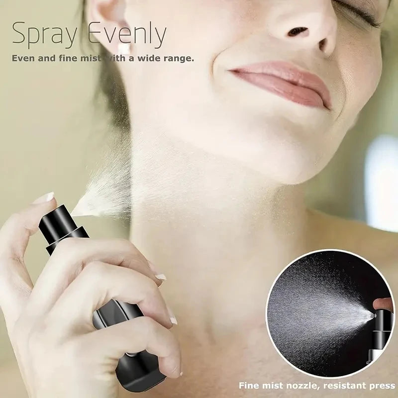 Portable Mini Travel High-end Perfume Bottle Base Refill Bottle Straight Charging Small Sample Perfume Aluminum Material Beauty Fashion