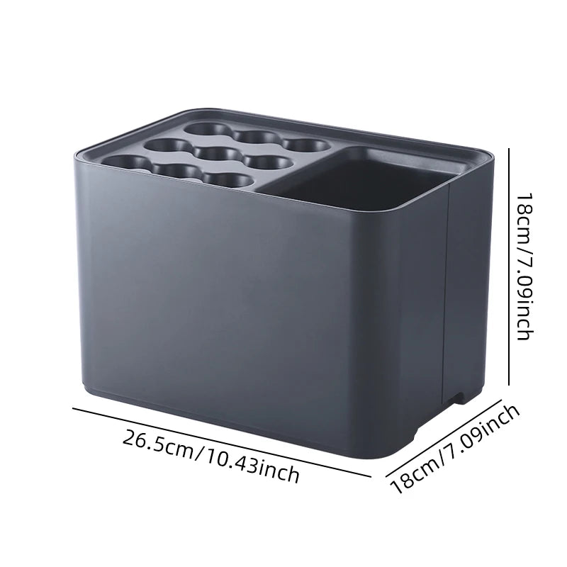 Umbrella rack with drip tray, suitable for space saving storage in the corner of the entrance passage, can hold 10/15 umbrellas Beauty World Shop