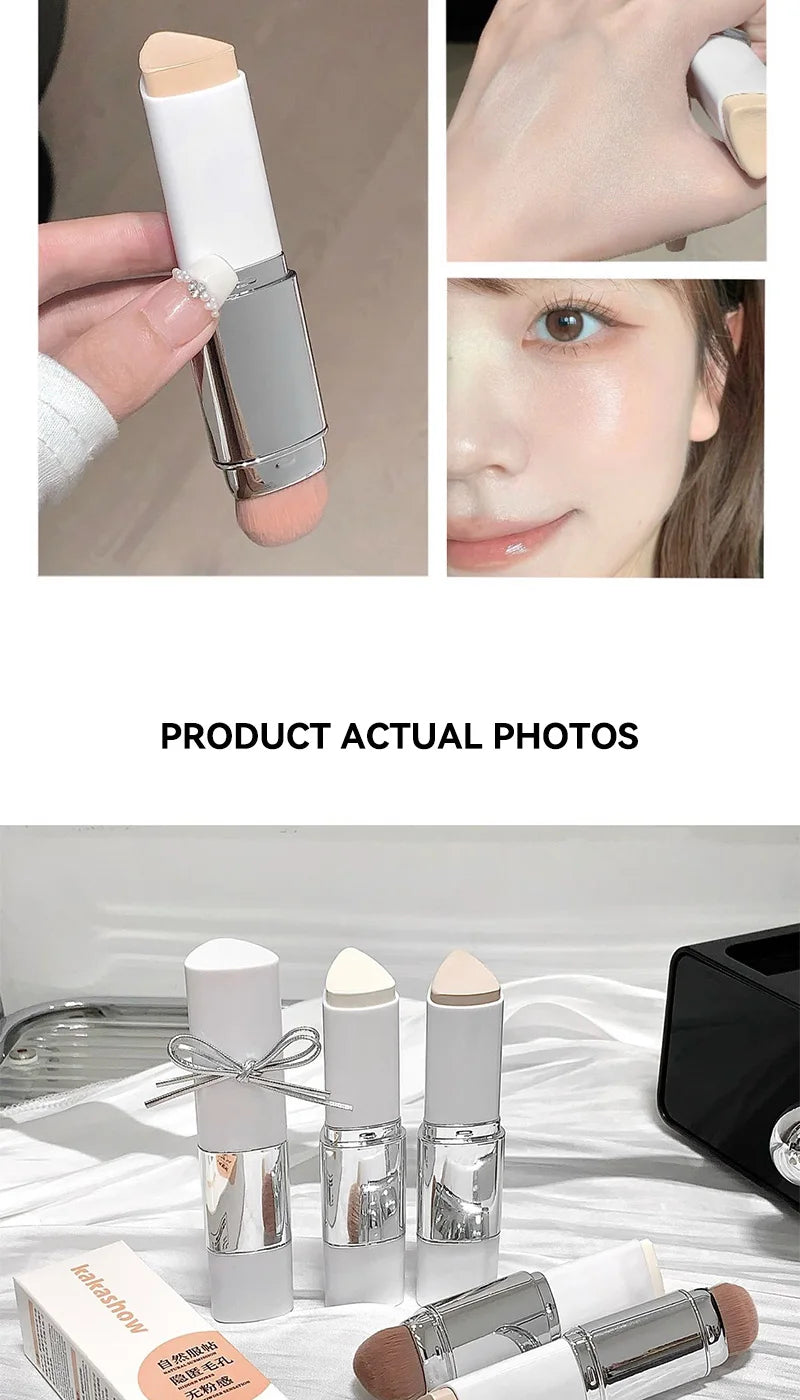 Lazy Foundation Stick, Moisturizing and Natural Concealer Makeup, Matte Makeup Base, Rare Beauty, Keep Makeup and Sweat Beauty World Shop