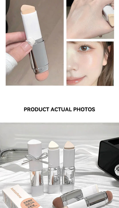 Lazy Foundation Stick, Moisturizing and Natural Concealer Makeup, Matte Makeup Base, Rare Beauty, Keep Makeup and Sweat Beauty World Shop