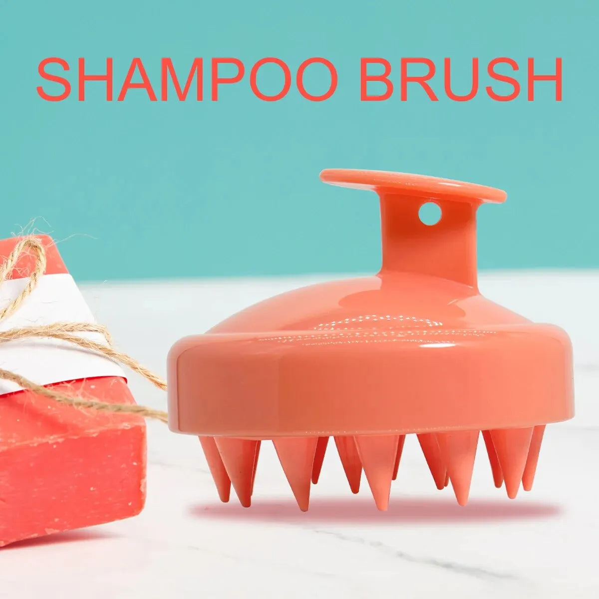 Silicone Shampoo Scalp Hair Massager Head Body Scalp Massage Brush Scalp Massage Brush Comb Magic Handle Brush Spa Massage Brush Beauty World Shop