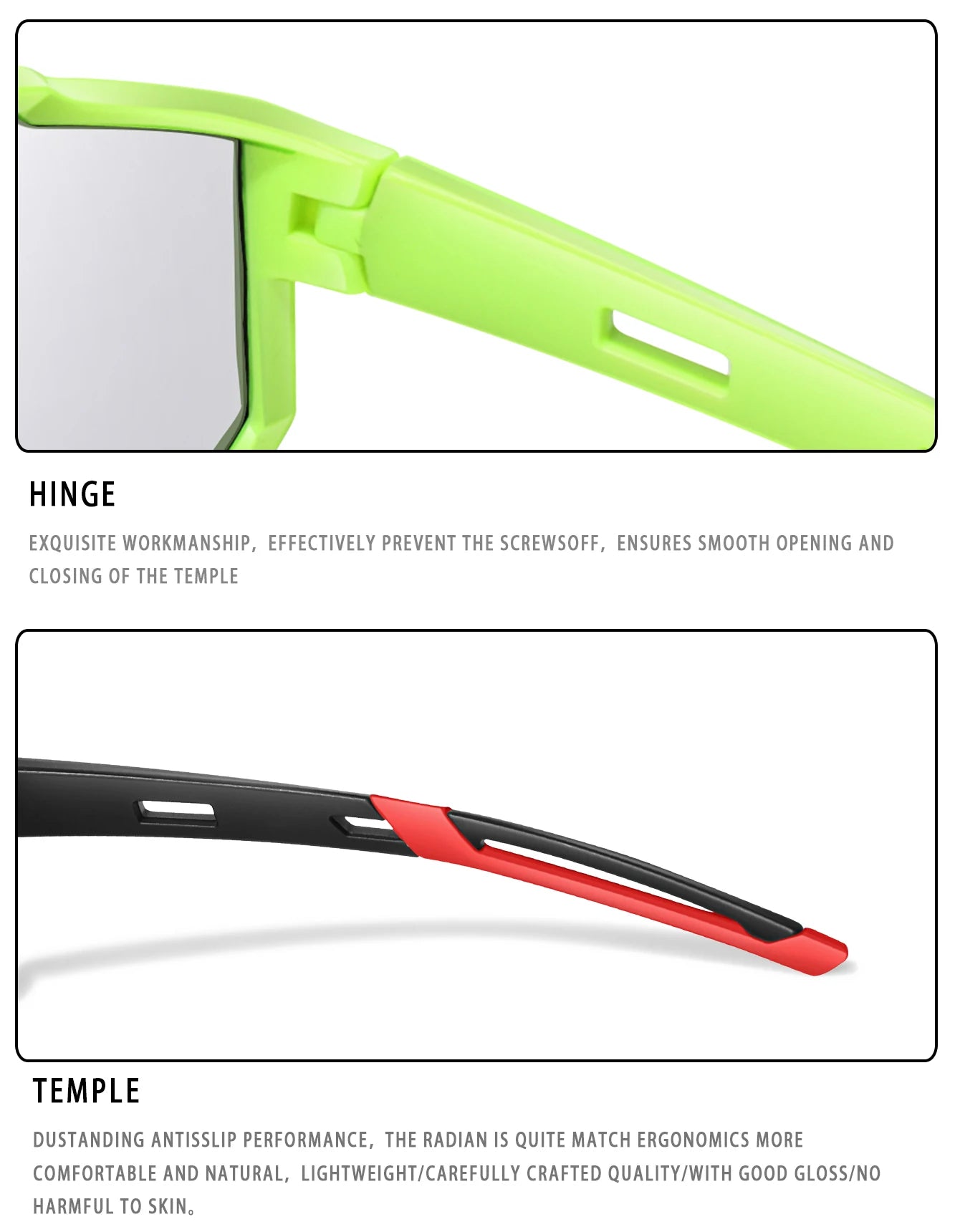 Fashion Brand Men Women Bicycle Photochromic Eyewear MTB Bike Fishing Running Cycling Sports Sunlasses Comfortable Goggles Beauty World Shop
