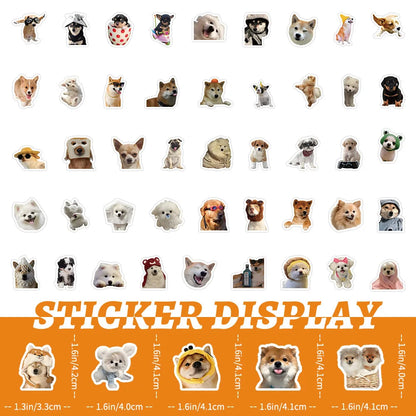 10/100/1000Pcs Funny Dog Stickers Cartoon Cute Decals Toy Guitar Phone Bicycle Laptop Notebook Luggage Car Graffiti Kids Sticker Beauty World Shop