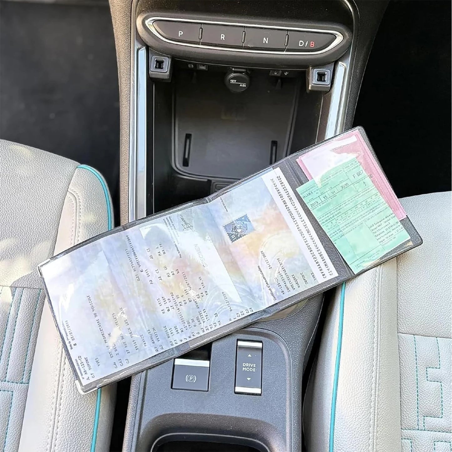 Transparent Plastic Document Sleeve Vehicle Registration And Insurance Card Holder for Car/Motorcycle Papers Beauty World Shop