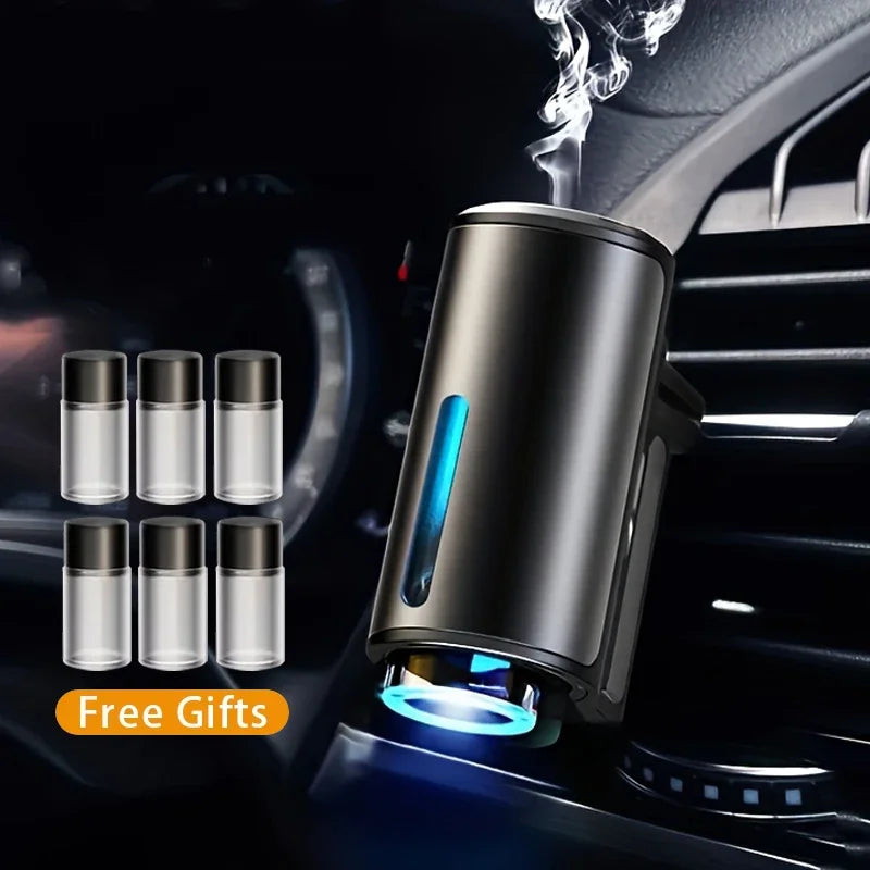 Car Air Freshener Electric Auto Aroma Diffuser Car Air Vent Essential Oil Mist Humidifier Fragrance Diffuser Aromatherapy Beauty World Shop