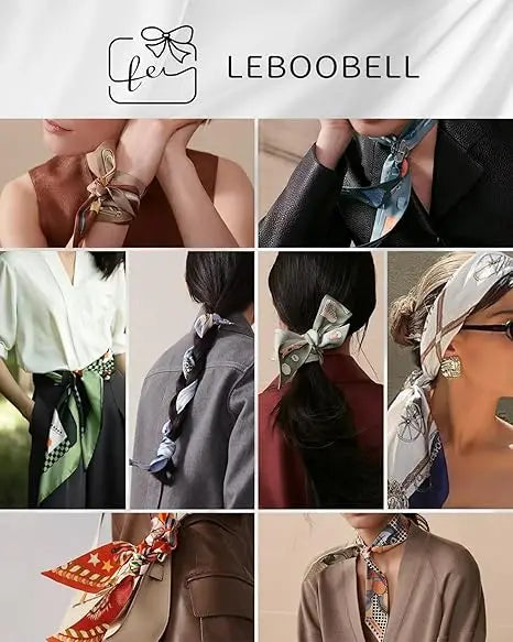 Silky 68x68cm Square Scarf – Stylish & Soft, Multipurpose Head Cover & Elegant Neck Wrap Stylish Print, Silky Soft & Versatile Beauty World Shop