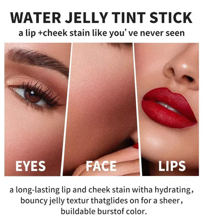 4 Colors Jelly Blush Stick Lip Balm Eyeshadow 3-in-1 Multi-Use Matte Blush Moisturize Brighten Lip Gloss Beauty Trend Shop