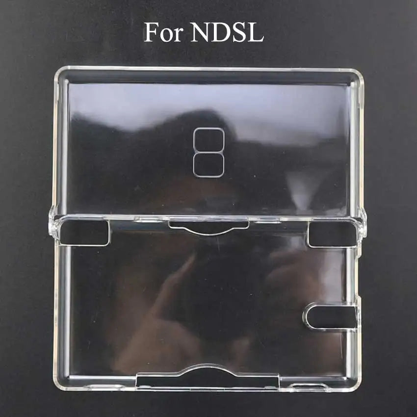 YuXi In Bulk Clear Plastic Crystal Case Protective Case Cover Hard Shell Skin For NDSL NDSi New 3DS XL For GBA SP Game Console Beauty World Shop