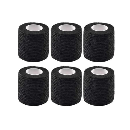Wholesale Black Tape Tattoo Handle Bandage Anti-slip Athletic Nonwoven Waterproof Disposable Self-adhesive Elastic Bandage Beauty Trend Shop