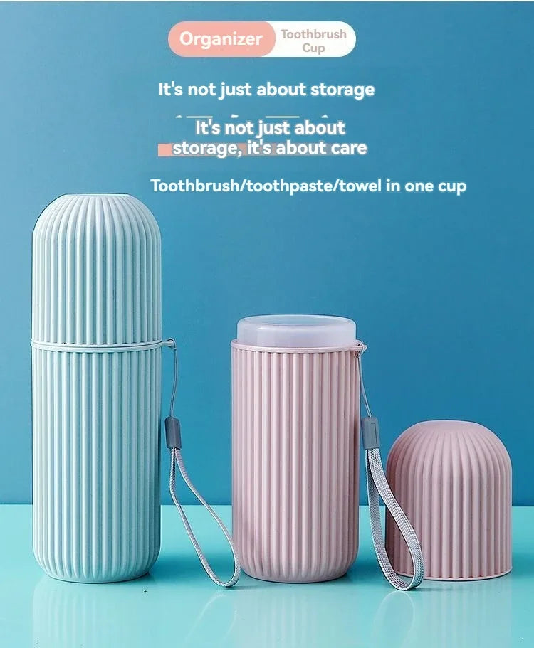 Portable Toothpaste Toothbrush Protect Holder Case Travel Camping Storage Box Protect Toothbrush Toothpaste from Dirt and Damage Beauty World Shop