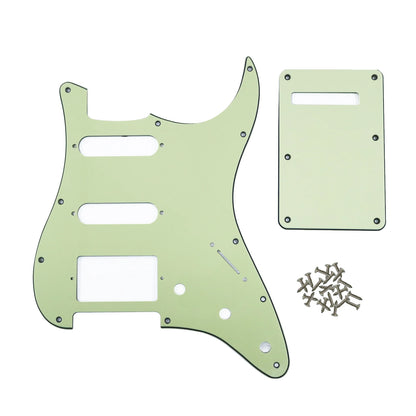 PHRILAM SSH 11 hole ST electric guitar guard, 3-Layer  St  Pickguard with Aluminum Foil Shield Fits American/Mexican ST Beauty World Shop