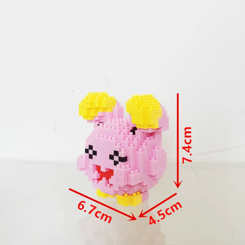 75 Style Building Blocks Assembly Anime Picachu Charizard Doll Blastoise Bulbasaur Gengar Bricks Figures Toy for Kid Gift Beauty World Shop