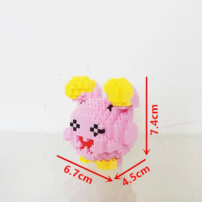 75 Style Building Blocks Assembly Anime Picachu Charizard Doll Blastoise Bulbasaur Gengar Bricks Figures Toy for Kid Gift Beauty World Shop