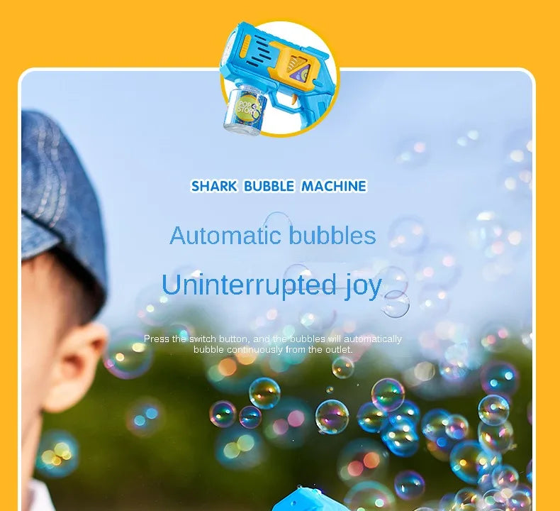 Children Bubble Gun Toy Astronaut Fully Automatic Bubble Machine Bubbles Gun Outdoor Game Fantasy Toy for Boys Girls Gifts Beauty Fashion