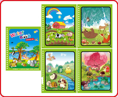 NEW Kids Magic Water Drawing Books Coloring Books Painting Toys for Kids Birthday Christmas New Year Gift for Boys and Girls Beauty Fashion