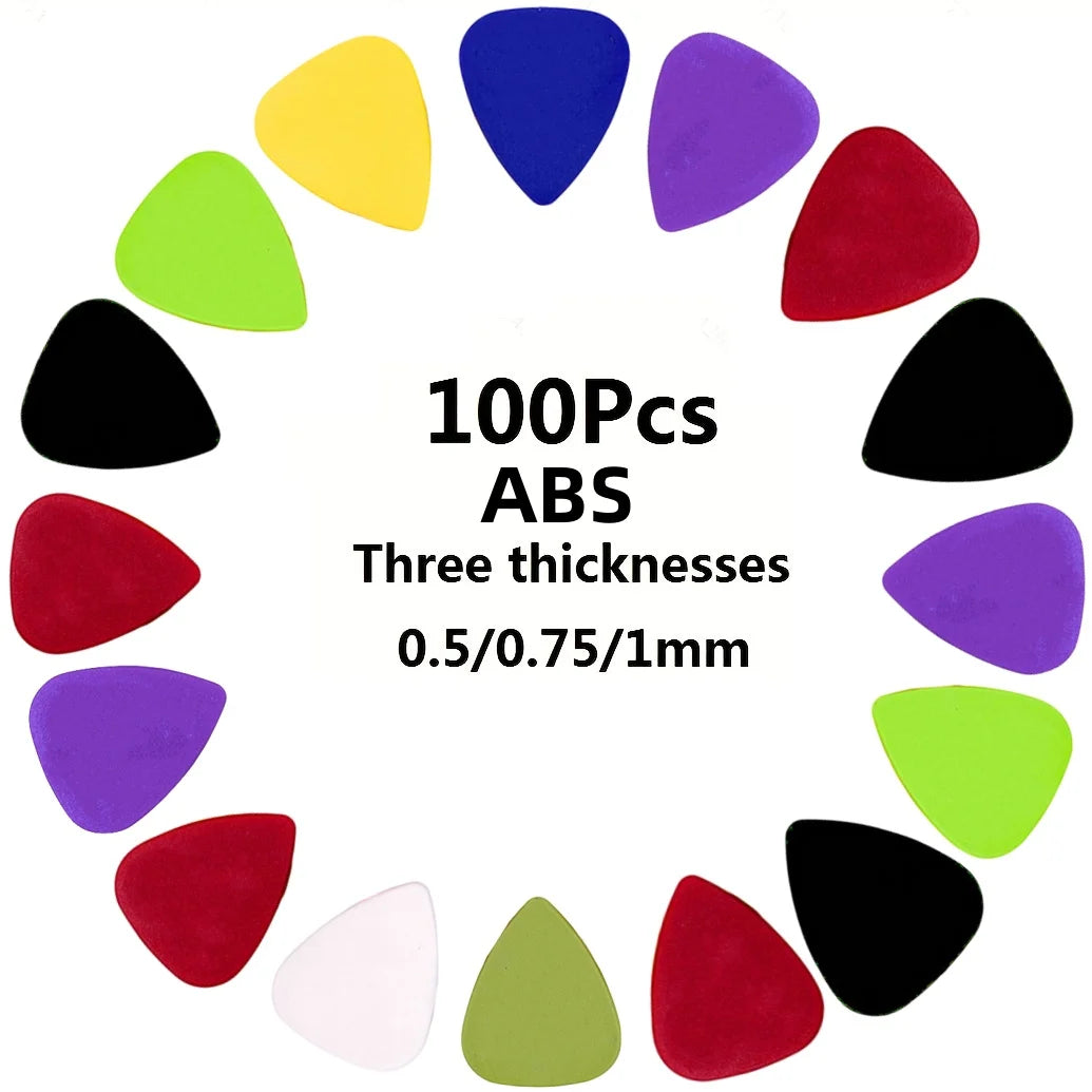 Miwayer Guitar Pick 100 Pcs Mixed Colorful Guitar Picks Assorted Pearl Variety Sampler Pack Celluloid 0.46mm 0.71mm 0.96mm Beauty World Shop