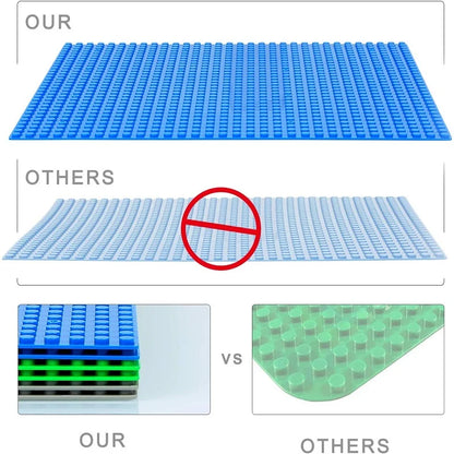 32x32x16x16 Dots Classic Base Plates MOC DIY Plastic Bricks Baseplates City Dimensions Building Blocks Figures Construction Toys Beauty World Shop
