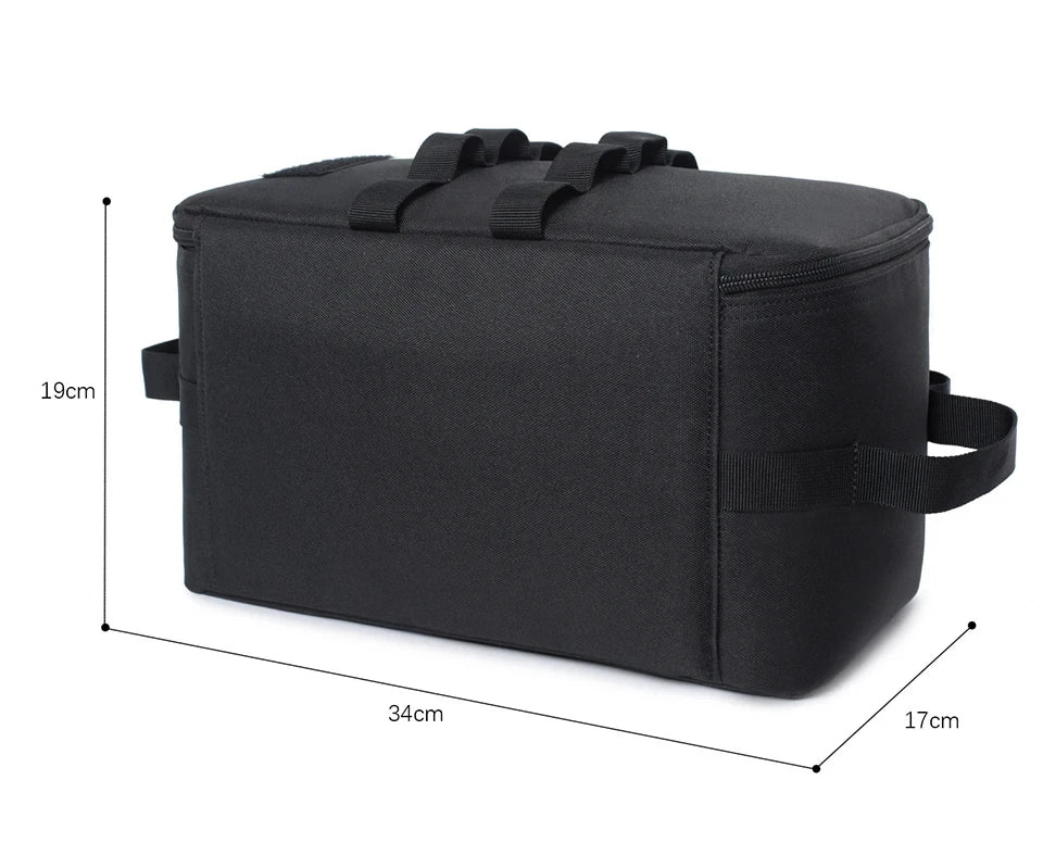Outdoor Camping Gas Tank Storage Bag Large Capacity Ground Nail Tool Bag Gas Canister Picnic Cookware Utensils Kit Bag Beauty World Shop
