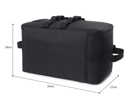 Outdoor Camping Gas Tank Storage Bag Large Capacity Ground Nail Tool Bag Gas Canister Picnic Cookware Utensils Kit Bag Beauty World Shop