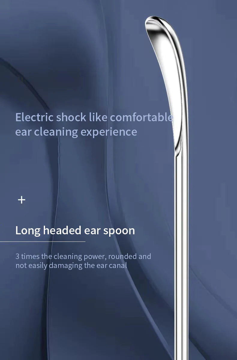 6Pcs/Set Ear Wax Pickers Stainless Steel Earpick Wax Remover Curette Ear Pick Cleaner Ear Cleaner Spoon Care Ear Clean Tool Beauty World Shop
