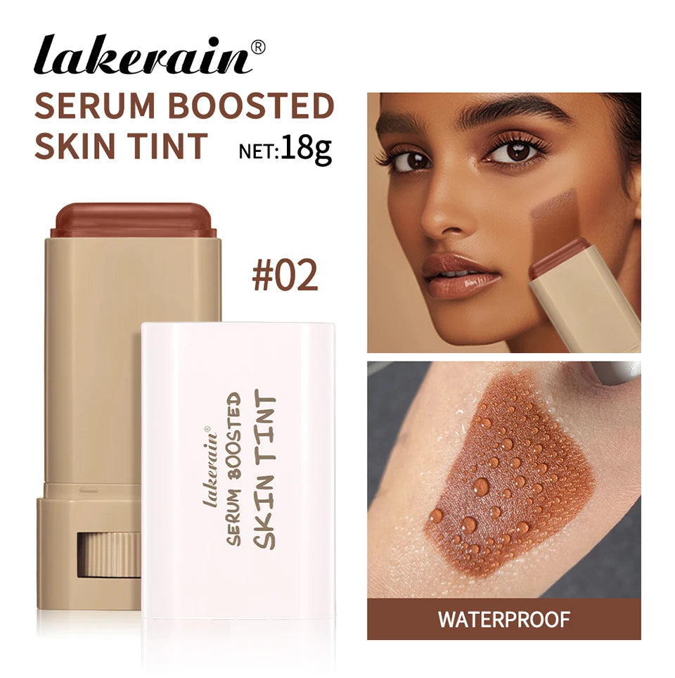Skin Tint Stick Waterproof Nourishing Solid Tinted Serum Foundation Skin Tint Balm Face Tinted Face Contour Stick Makeup Beauty World Shop