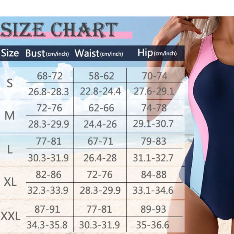 Summer Sexy One-Piece Swimsuits Closed Women's Swimwear Sports For Swimming Wear Body Bathing Suits Beachwear Pool Bather 2025 Beauty World Shop