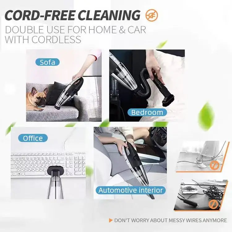 2025 New Handheld Vacuum Cleaner Multi-Function Integrated Machine Home Car Portable Wireless High Suction Gift Beauty World Shop