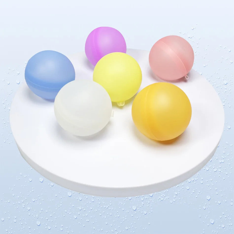 New Reusable Water Balloons Refillable Water Balloon Quick Fill Self Sealing Water Bomb Splash Balls for Kids Swimming Pool Beauty World Shop