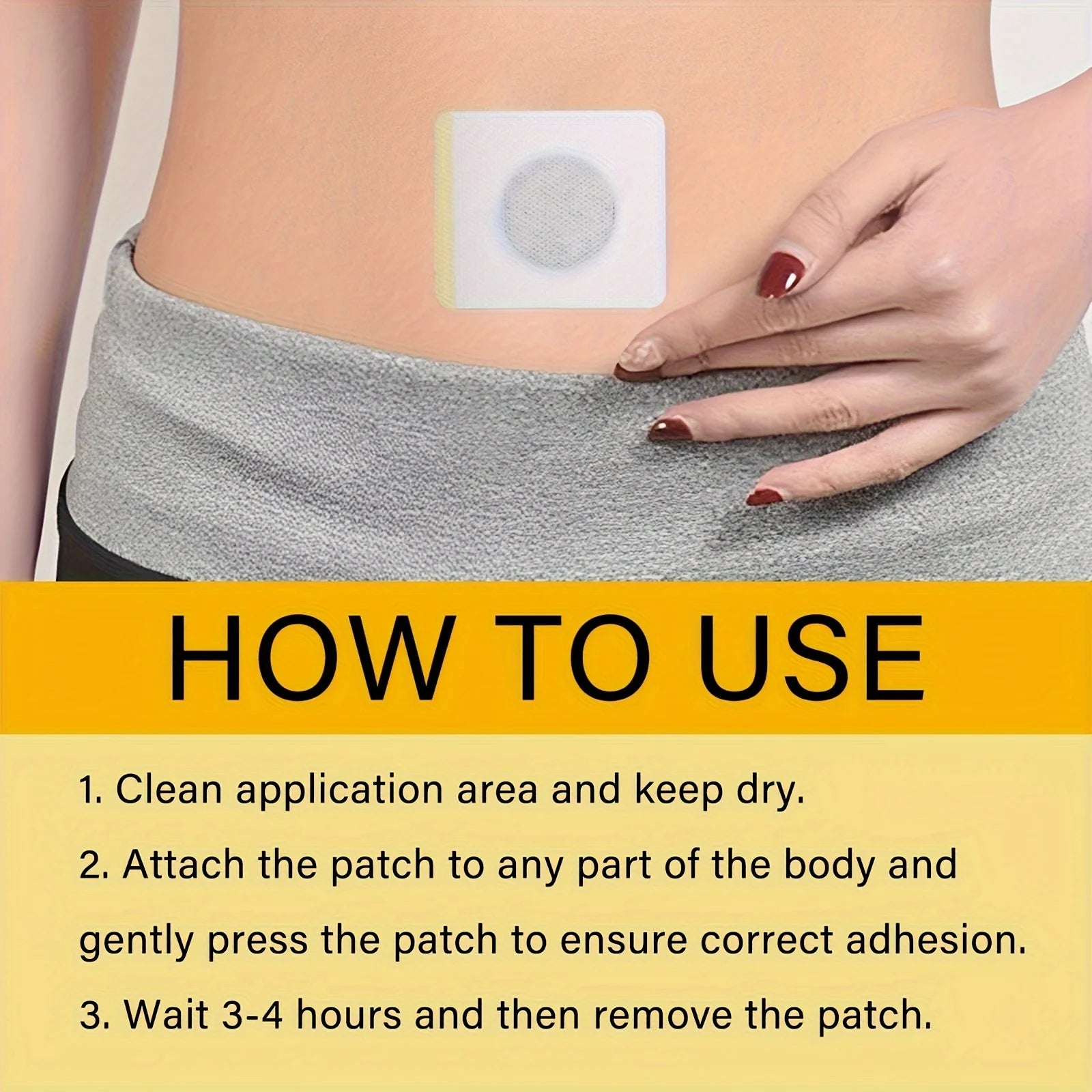 Soothing Belly Patches 10/30pcs – Gentle Non-Woven Adhesive, Discreet Skin-Friendly Fit, Everyday Wellness Care Beauty World Shop