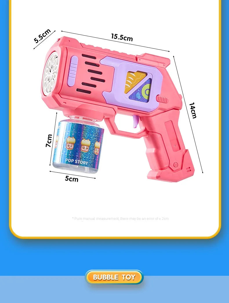 Children Bubble Gun Toy Astronaut Fully Automatic Bubble Machine Bubbles Gun Outdoor Game Fantasy Toy for Boys Girls Gifts Beauty Fashion