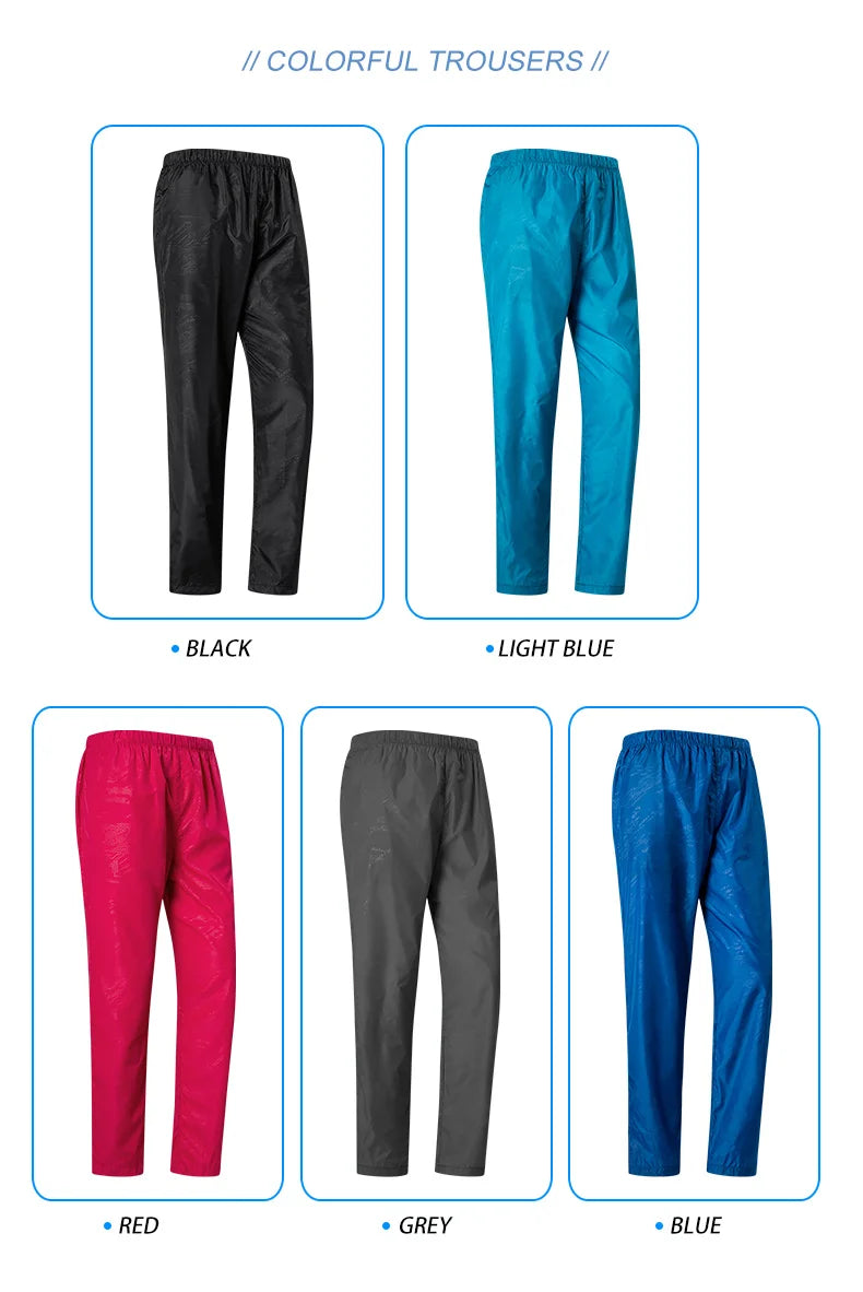 LNGXO Waterproof Hiking Pants Unisex Camping Trekking Climbing Rain Pants Outdoor Sports Quick Dry Mountain Women Men Trousers Beauty World Shop