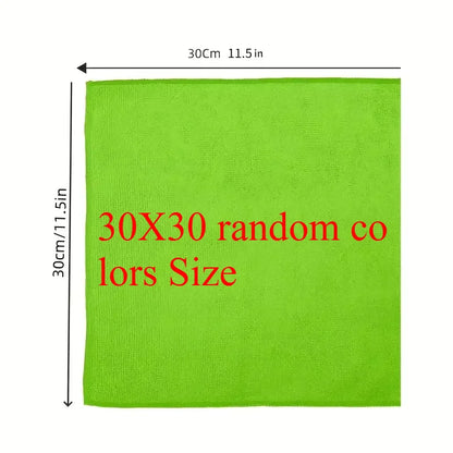 5/10/20pcs Kitchen Towel, Ultra-fine Fiber Light Gray Cleaning Cloth Set, Absorbent, Soft And Stain-removing Cloth Beauty World Shop