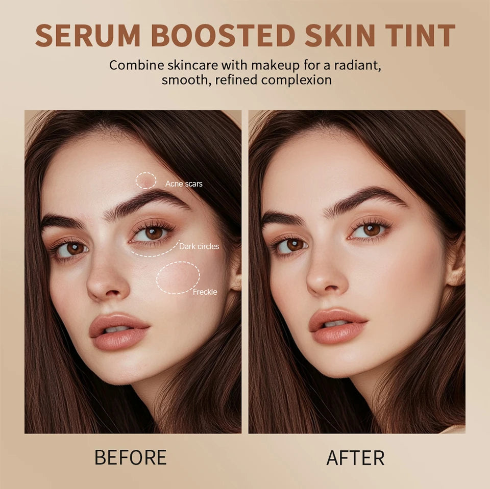 Skin Tint Stick Waterproof Nourishing Solid Tinted Serum Foundation Skin Tint Balm Face Tinted Face Contour Stick Makeup Beauty World Shop