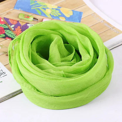 New 70X70cm Simulation Silk Scarves Women's Versatile Small Square Solid Chiffon Scarf Gauze Scarf Party Gift Beauty World Shop