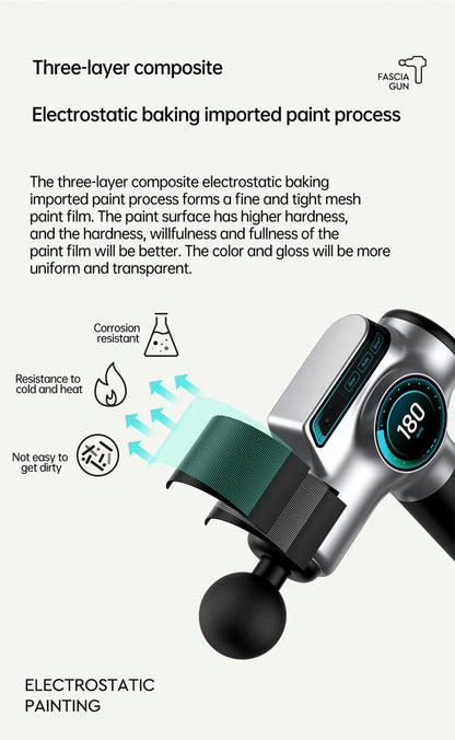 99 Speed Professional Muscle Massage Gun Massager Massager for Neck and Back Massage Instrument Dropshipping Fitness Equipment Beauty World Shop