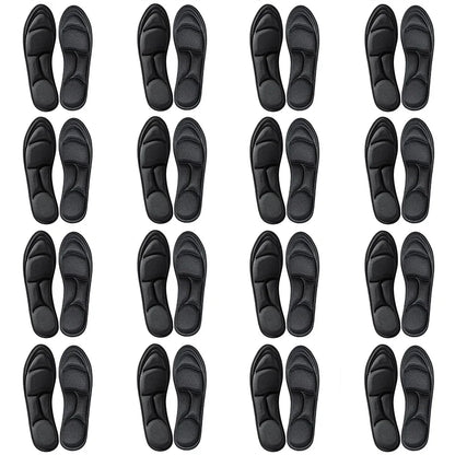 1/2/4/16Pairs 5D Massage Memory Foam Insoles For Shoes Sole Breathable Cushion Sport Running Insoles For Feet Orthopedic Insoles Beauty World Shop
