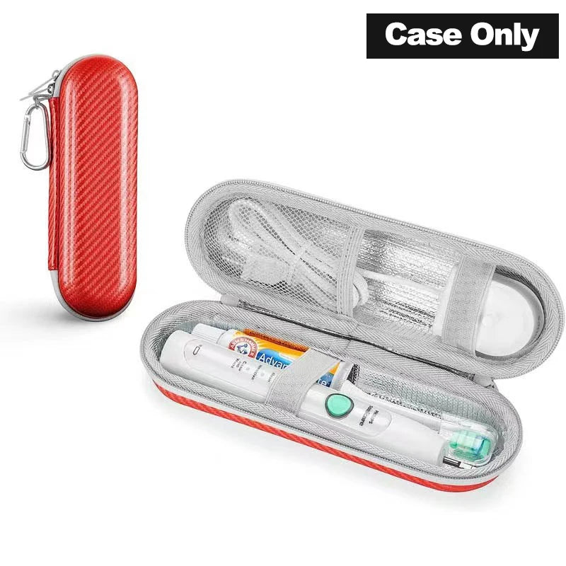 1pcs Electric Toothbrush Travel Case for Oral-B Pro/iO, Philips Sonicare, Oral B Toothbrush Case for Brush Heads & Accessories Beauty World Shop