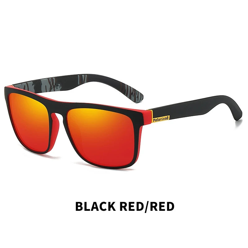 Fashion Vintage Square Polarized Sunglasses Men Women Driving Fishing Luxury Brand Designer Sun Glasses Driver's Eyewear UV400 Beauty World Shop