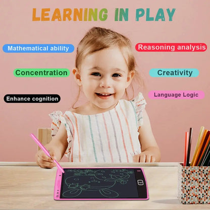 Toys for Children 8.5Inch Electronic Drawing Board LCD Screen Writing Digital Graphic Drawing Tablets Electronic Handwriting Pad Beauty Fashion