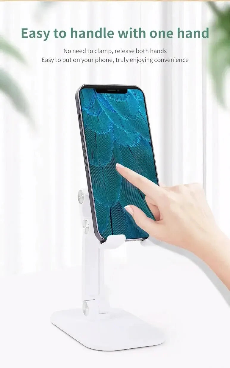 Desktop Phone Holder Can Be Freely Raised And Lowered, Adjustable In Height, Foldable, Portable Tablet For Live Streaming Beauty World Shop