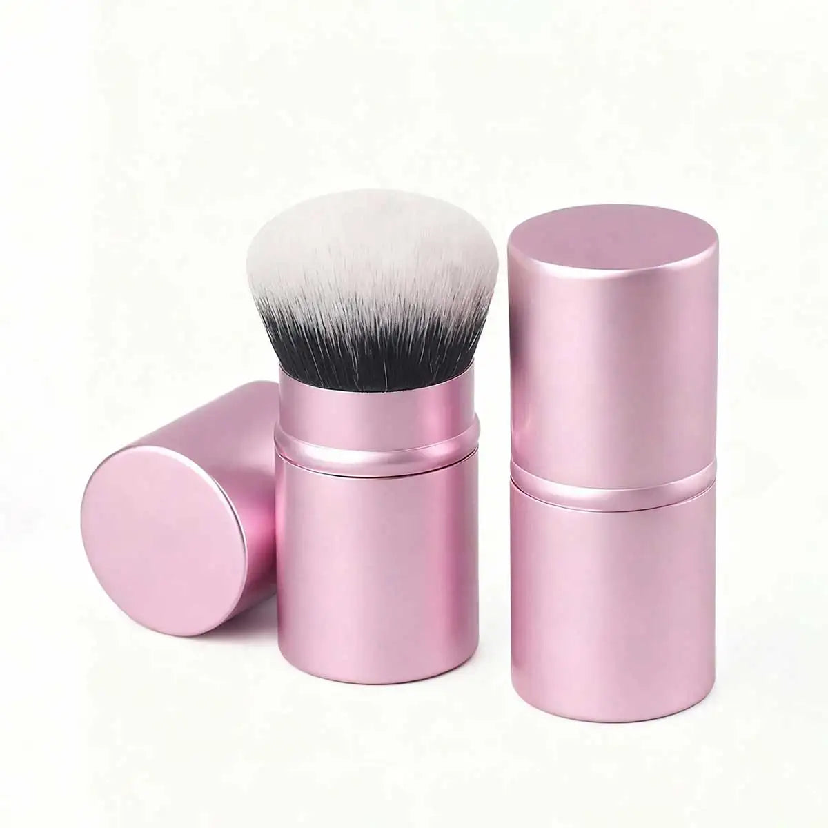 1pc Professional Face Retractable Makeup Brush,Blush Brush Foundation Brush Loose Powder Brush Synthetic Hair Ultra-Soft Doundat Beauty World Shop