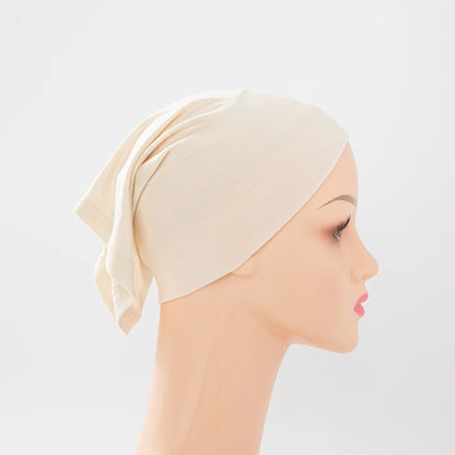 56colors Fashion Women Inner Hijab Tube Muslim Cap Bonnet Plain Islamic Underscarf Bamboo Jersey Undercaps Beauty World Shop