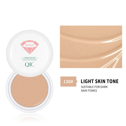 QIC Waterproof & Sweatproof Concealer Cream - Tattoo coverage, Long-Lasting Foundation, Natural,Full coverage, All Skin Types Beauty World Shop