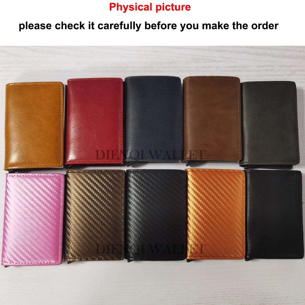 Anti Thief Rfid Credit Card Holder Smart Minimalist Wallet Pocket Men Women Slim Cardholder Bank Cash Creditcard Case Bag Purse Beauty World Shop