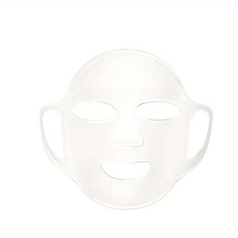 Silicone mask cover, ear-mounted fixed mask to moisturize and absorb essence, reusable facial care tool Beauty World Shop