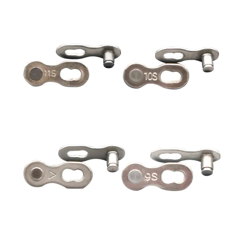 5 Pair Bicycle Chain Link Connector Joints Magic Buttons Cycling Speed Quick Master Links For Mountain Bike 6/7/8/9/10/11/12 S Beauty World Shop