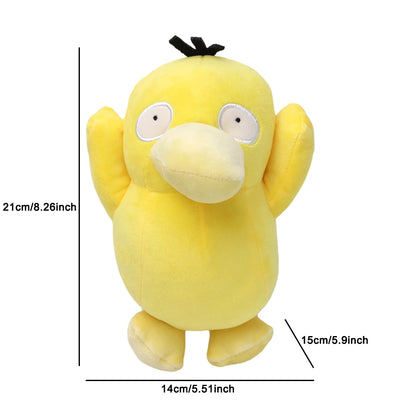 Psyduck Wobbuffet Scorbunny Meowth Mewtwo Mew Piplup Chikorita Pidgeotto Plush Toys Game for Collectible Gift,Soft Plushies Beauty World Shop